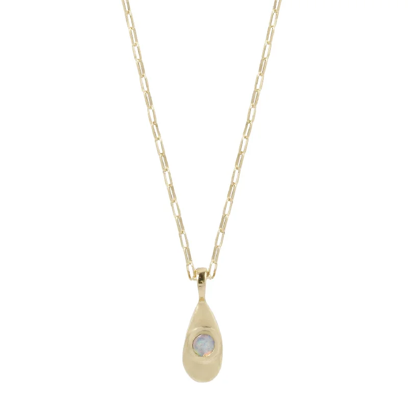 Surf wave necklaces-AGUA NECKLACE / GOLD