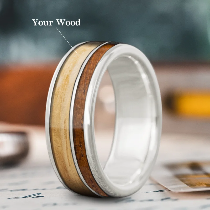 Custom Design - 2-Inlay Offset Ring YmyNHVbAtmIEkocWCmn84Hgf