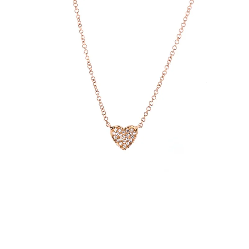 Luxe diamond necklaces-0.07 ctw Diamond Heart Necklace