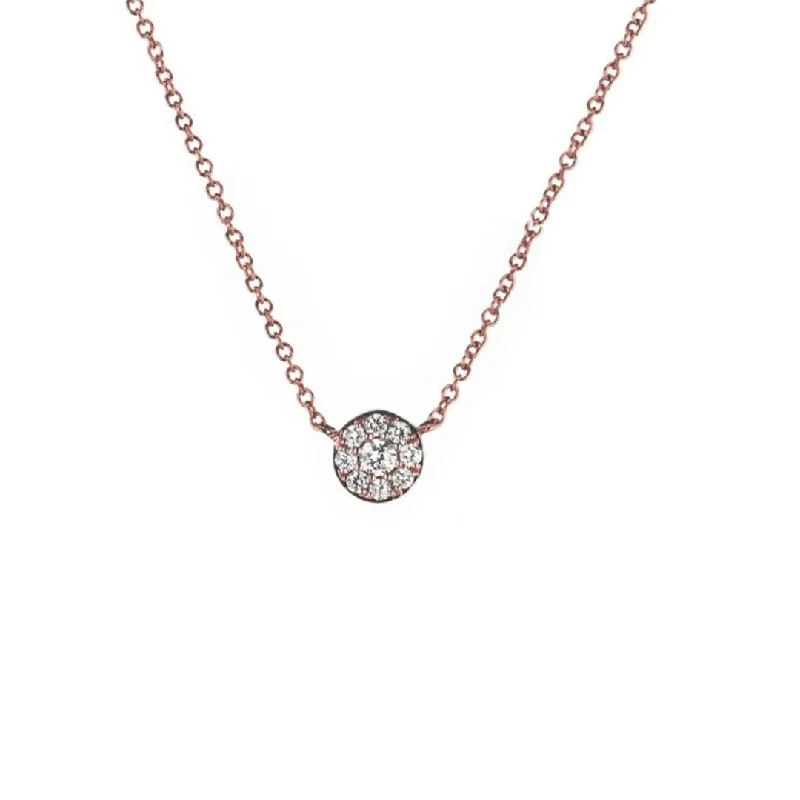 Dual birthstone necklaces-18" 0.13 ctw Diamond Stationary Pendant Necklace | 10270613