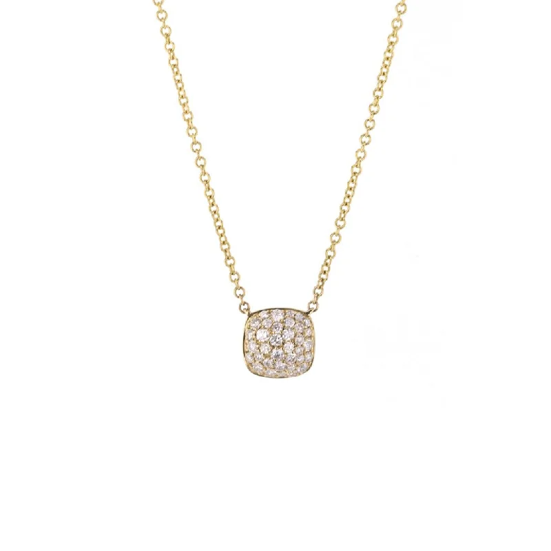 Alloy metal necklaces-0.28 ctw Diamond Pendant Necklace