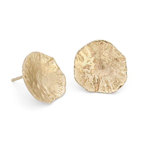 Radiant star earrings-Limpet Studs 9ct Gold