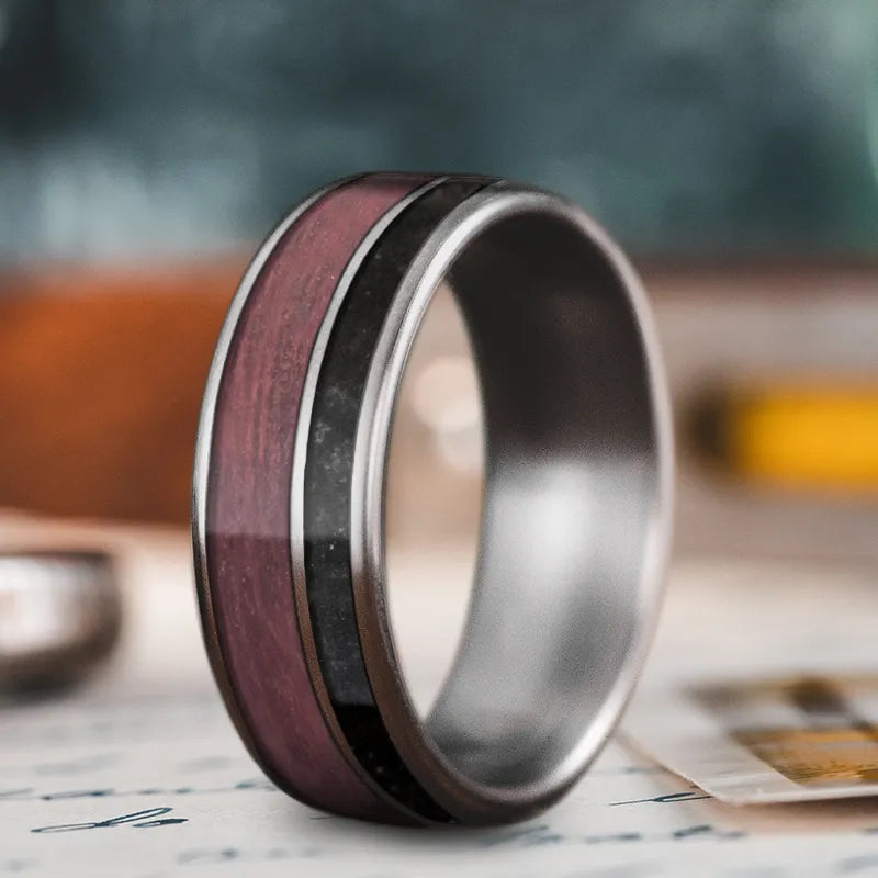 Custom Design - 2-Inlay Offset Ring YejEF7Za8rDGQBN0zTv_LSyO