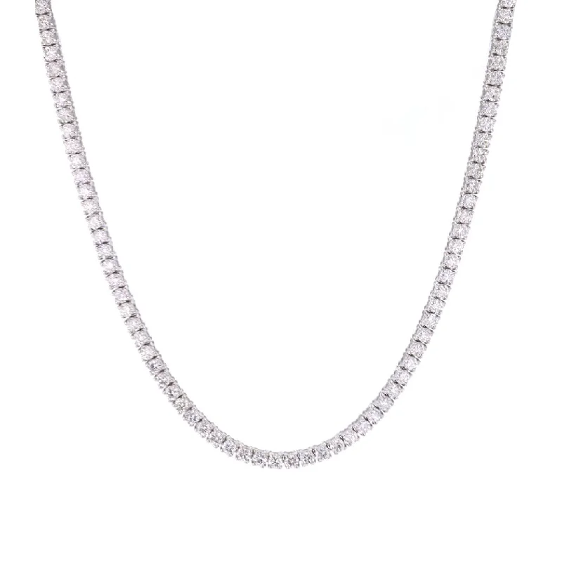 Vivid stone necklaces-6.36 ctw Diamond Eternity Necklace