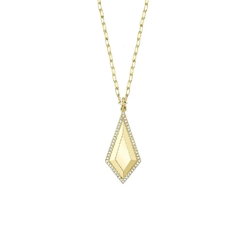 Heavy bib necklaces-0.13 ctw Diamond Pendant Necklace