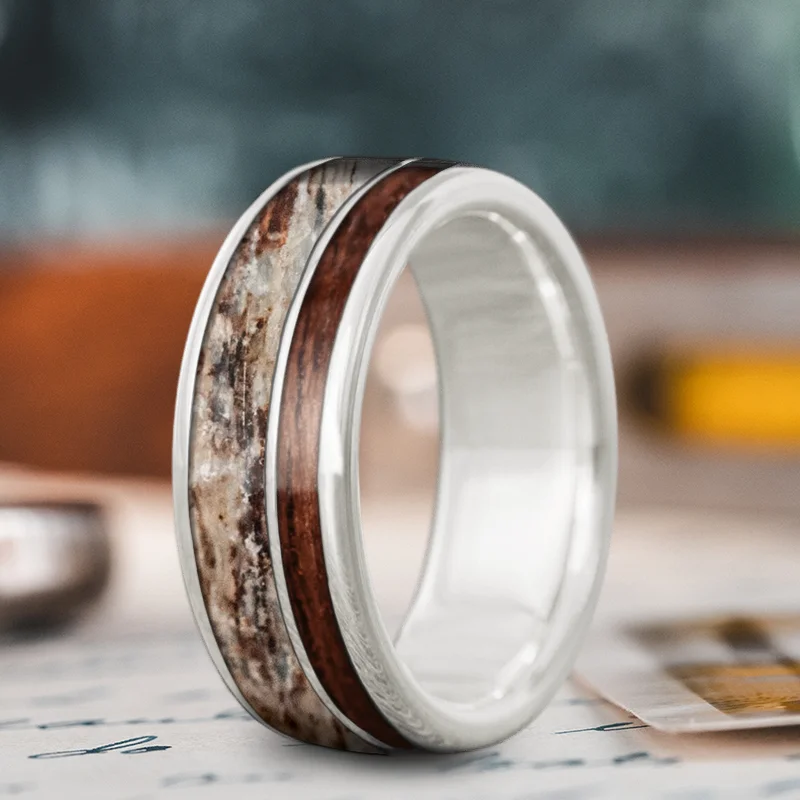 Custom Design - 2-Inlay Offset Ring YHMG3UoyEgpotQ7vsrsqJnVi