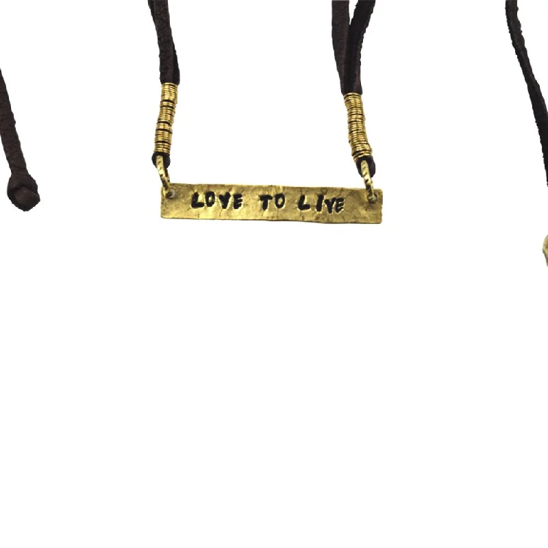 Fox charm necklaces-Victoria Love to Live Necklace