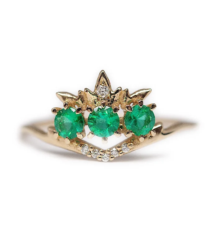 Emerald Theophany Ring