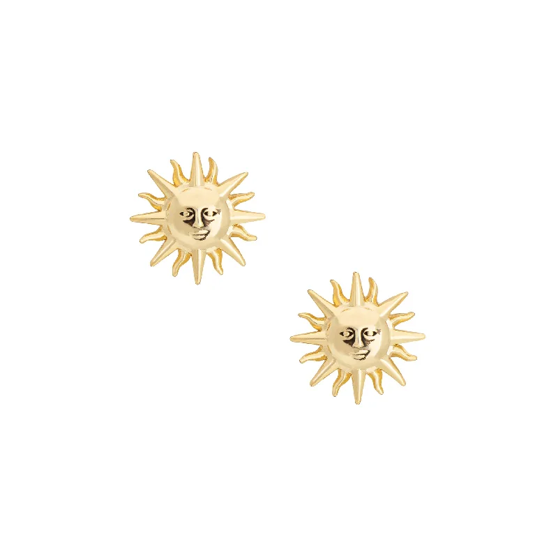 Petal hoop earrings-Solis Studs