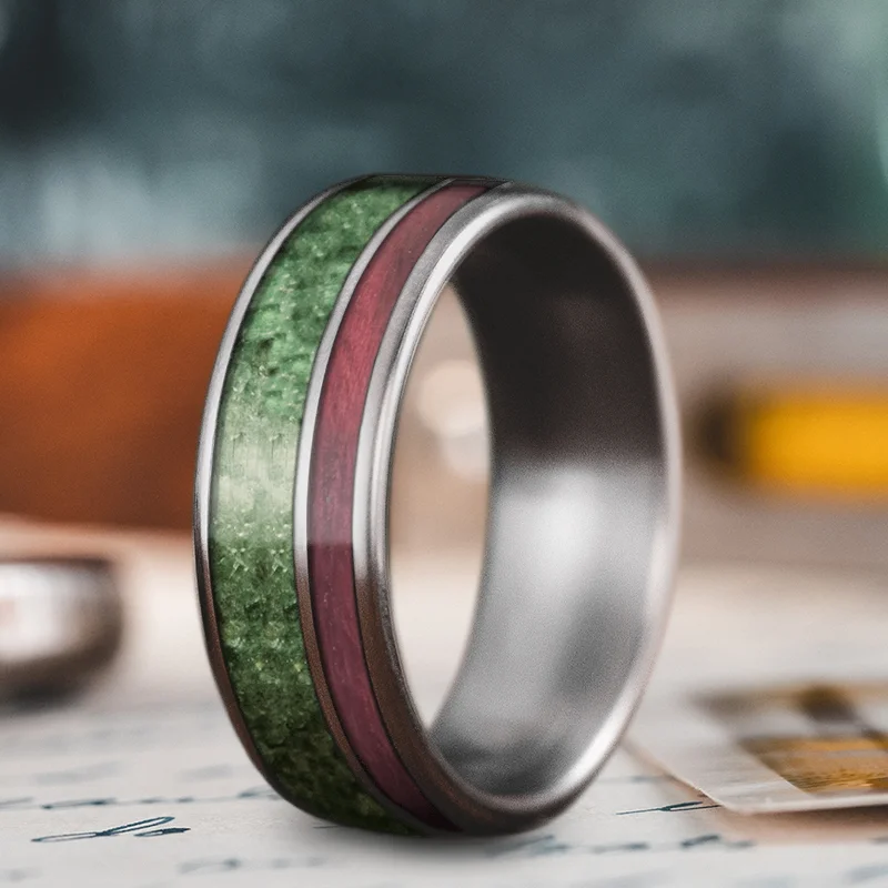 Custom Design - 2-Inlay Offset Ring ylnrNb8_8qL8yGNhyu2W1llg