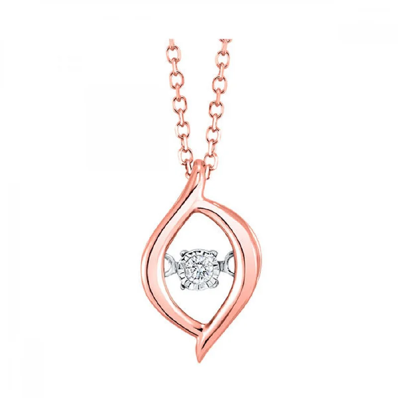 Rose Gold Diamond Pendant