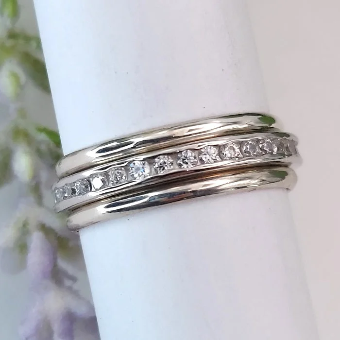 Vintage style engagement rings-Dazzler & Bands (Limited)