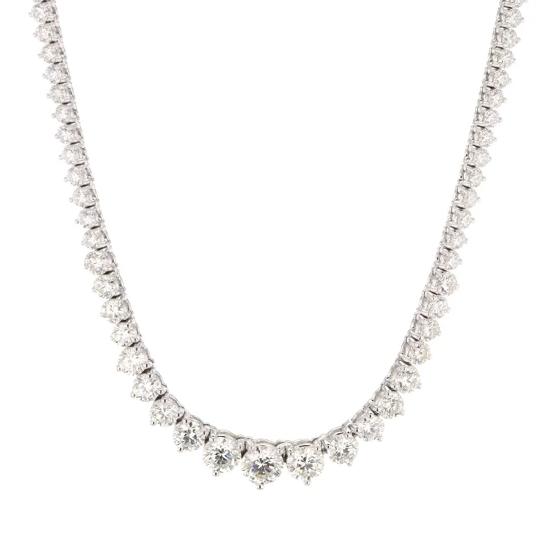 Java style necklaces-13.55 ctw Diamond Eternity Necklace