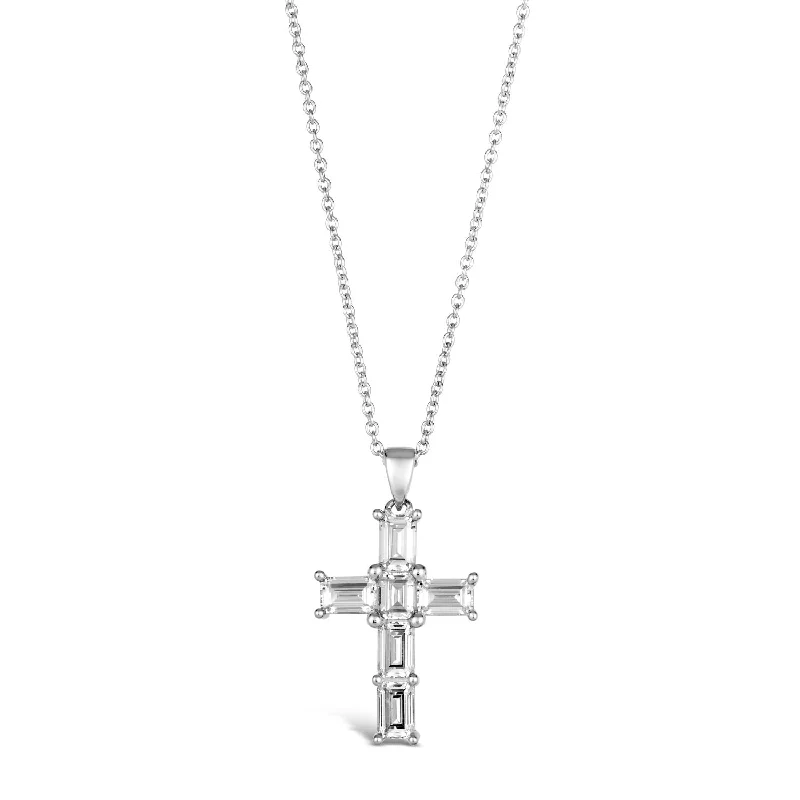 Retro deco necklaces-Kate 37 Cross Necklace